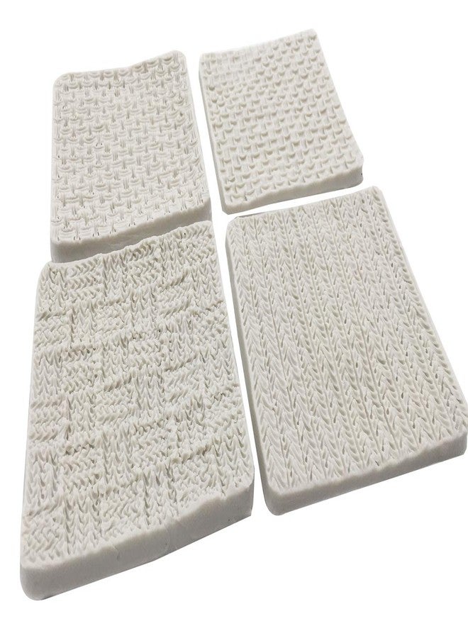 KOOTIPS Fondant Impression Mat, Sweater Texture Design Silicone Cake Decorating Supplies for Cupcake Wedding Cake Decoration - Image 4