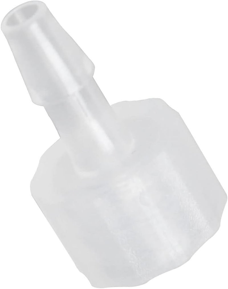 MEETOOT 20pcs Luer-to-Barb Adapter Male Luer with Lock Ring 1/8" Hose Barb Screw Quick Connector Plug 3.2mm for Laboratory Biochemical/Analytical Instruments and Food Machinery - Image 3