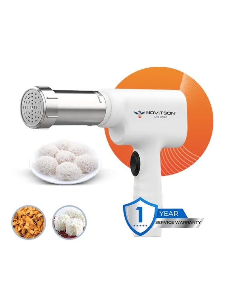 Novitson Electric Idiyappam Maker NIM-3634W, South Indian Sevai Press Machine, White - Image 4