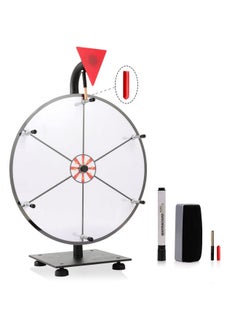 Prize Spinning Wheel 12 Inch Tabletop Spin Wheel For Prizes Wheel Spinner With Stand, 6 Slots, Erasable Surface For Trade Show Carnival Party Fortune Game - pzsku/ZC111DBEC2AD4033FEB7AZ/45/_/1734347954/fee474dd-d4ef-42dc-9621-0555345d1564