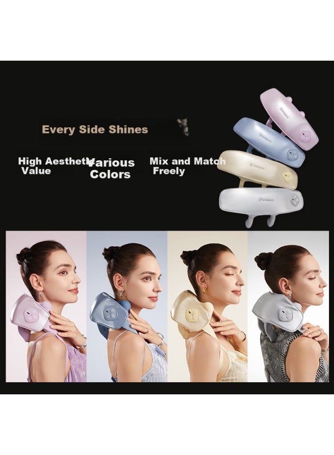 Westinghouse Westinghouse Uk2 Cervical Massager Shoulder Neck Massager Trapezius Lumbar Neck Massager Holiday Birthday Gift For Boyfriend Girlfriend Wife Light Gold  - Image 5