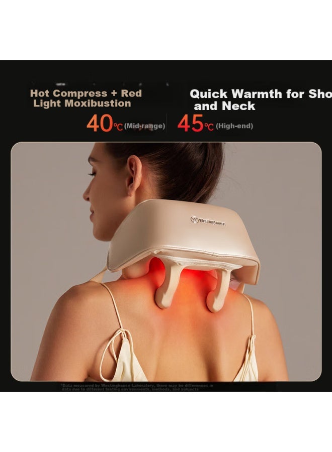 Westinghouse Westinghouse Uk2 Cervical Massager Shoulder Neck Massager Trapezius Lumbar Neck Massager Holiday Birthday Gift For Boyfriend Girlfriend Wife Light Gold  - Image 2