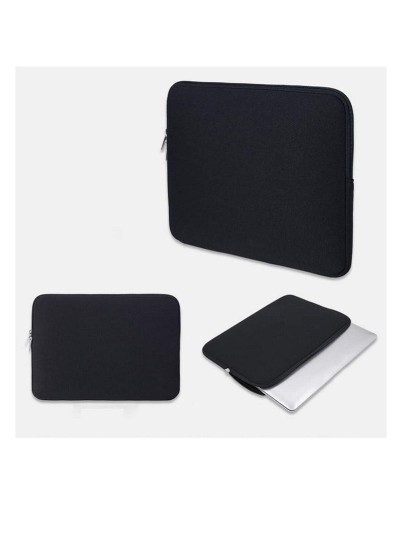 Generic 13-Inch Laptop Sleeve Case for 2022 MacBook Air 13.6 inch with Apple M2 Chip and 2022 MacBook Pro 13.3 inch with Apple M2 Chip Accessory Traveling Carrying Canvas Bag Cover Simple Case (Black)  - Image 5