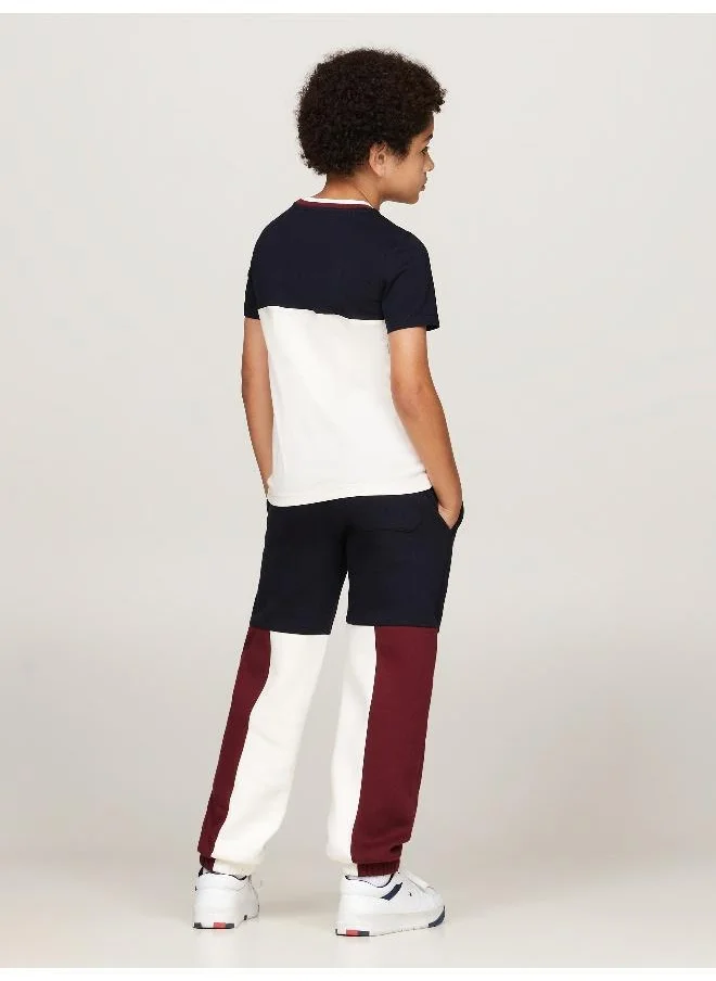 تومي هيلفيغر Youth Color Block T-Shirt