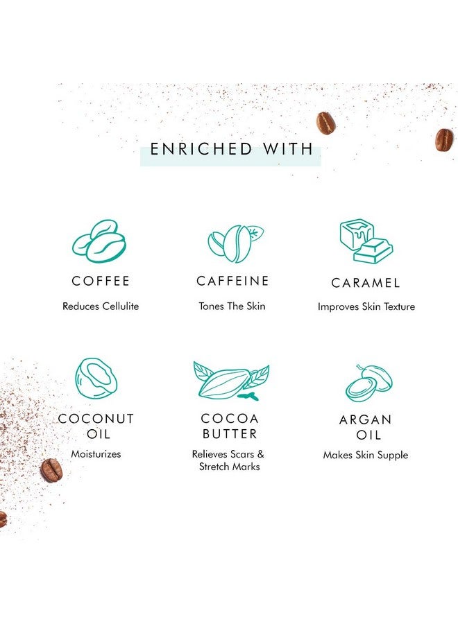 MCaffeine Body Polishing Kit For Exfoliation Tan Removal & Intense Moisturization | Coffee Body Scrub & Choco Body Butter Combo For Soft & Smooth Skin | For Men & Women | All Skin Types  - Image 3