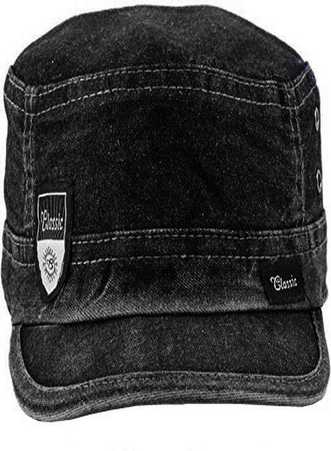 Missby Unisex Cotton Cap (CAP-010_Black_Free Size) - Image 2