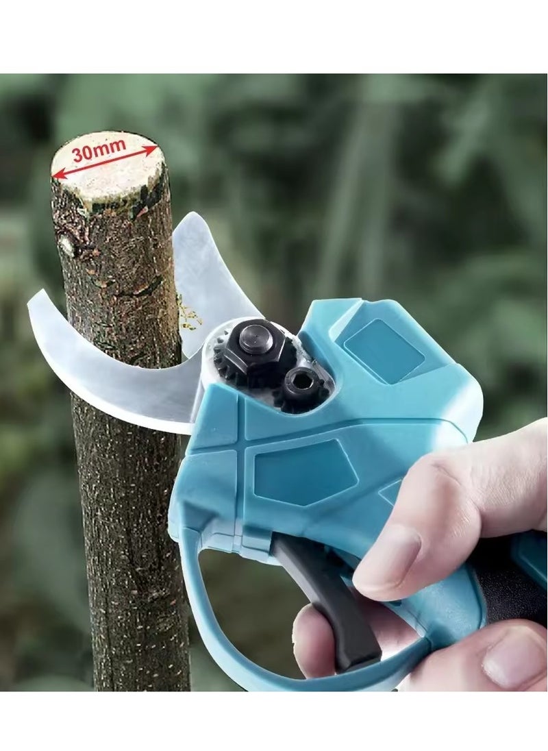 MOCOM Electric Pruner Kit 3-in-1 Brushless Electric Pole Chainsaw & Pruner – 3500W Motor, 7.21FT Telescoping Pole, 48V 2 x 2.0Ah Batteries, SK5 Steel Blade, Cordless Chainsaw with Safety Lock, 6 Accessories for High Branch Pruning & Landscaping  - Image 4