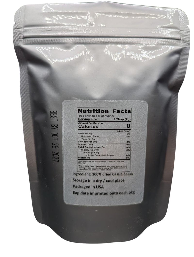 Nature Tea Cassia Seeds - Dried Loose Seeds from 100% Nature (08 oz) - Image 2