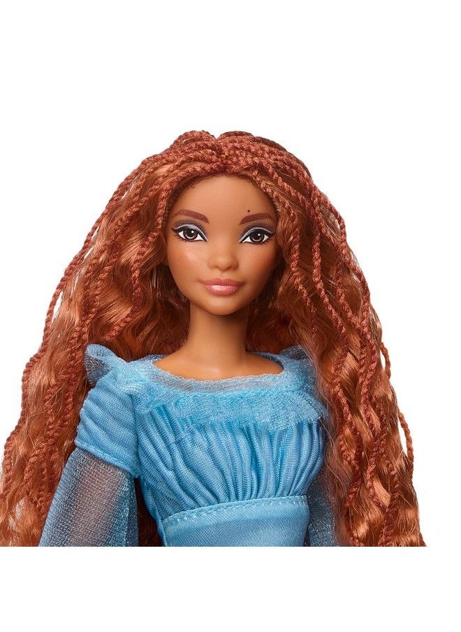 Mattel Games Disney The Little Mermaid Ariel Fashion Doll On Land In Signature Blue Dress Toys Inspired By Disney'S The Little Mermaid  - Image 4