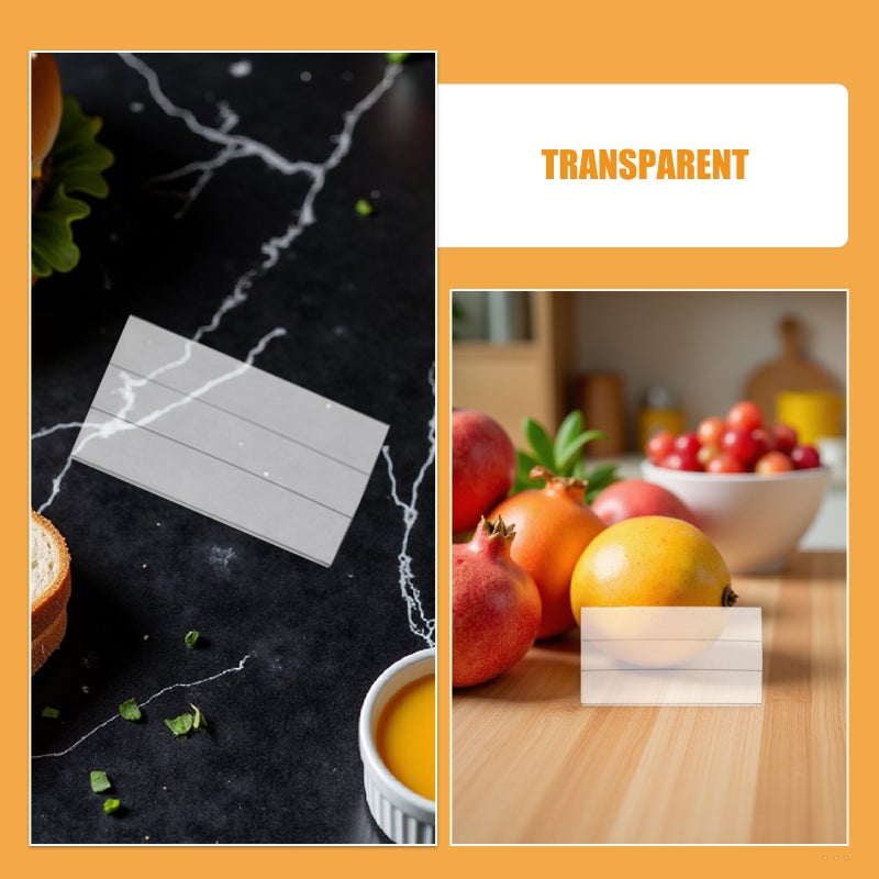 20Pcs Transparent Self-Adhesive Price Tag Holders for Retail Shelves Supermarkets and Exhibitions - Image 3