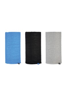 Oxford Oxford Face Cover Comfy Blue/Black/Grey 3-Pack  - Image 2