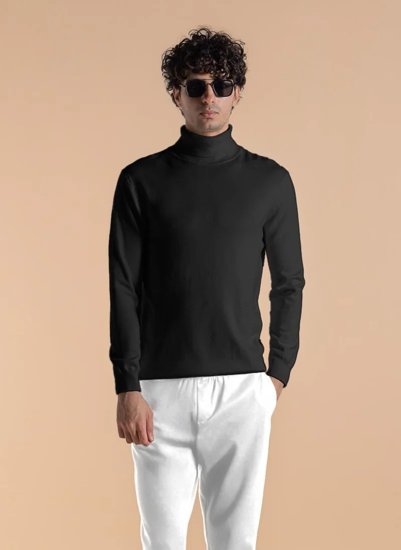شايبس FINE KNIT TURTLE NECK SWEATER