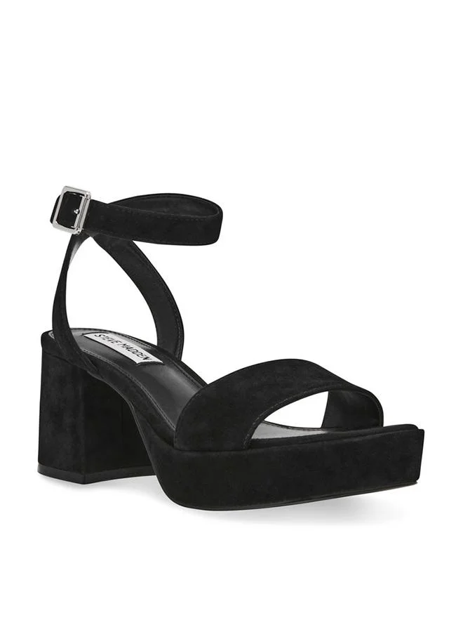 Mercerr Black Women's Heeled Sandals