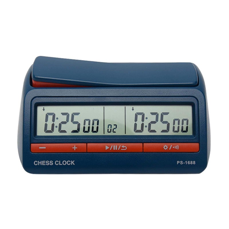 Chess Clock Advanced Digital Chess  Game Timer ABS Digital Display Professional International Chess Clock  Blue