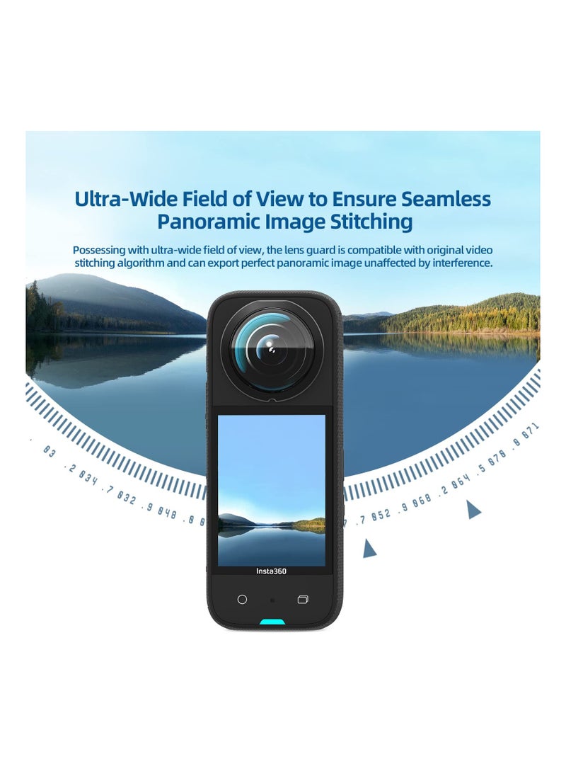 KASTWAVE - Silicone Protective Case and Lens Guards for Insta360 X3, Anti-Scratch Body Silicone Cover and Waterproof Lens Protector - Image 1
