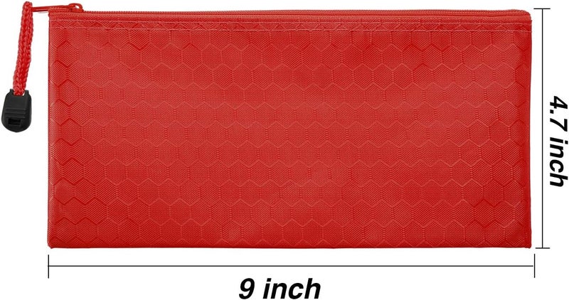 Jovitec 12 Pieces Zipper Pencil Pouch Pencil Bags Waterproof Bag for Cosmetic Makeup Office Supplies and Travel Accessories - Image 2