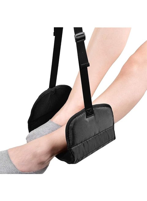 Airplane Foot Hammock Portable Airplane Footrest Helps To Prevent Swelling And Soreness Adjustable Foot Rest Hammock Made Memory Foam Provides Travel Comfort For Shorter Legs