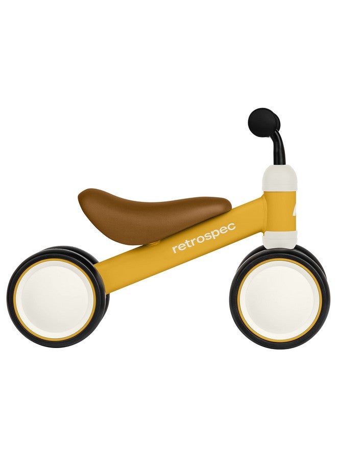 Retrospec Cricket Baby Walker Balance Bike with 4 Wheels for Ages 12-24 Months - Toddler Bicycle Toy for 1 Year Old’s - Ride On Toys for Boys and Girls - One Size (Sunflower) - Image 2