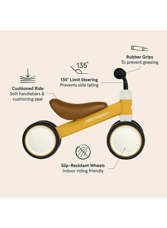 Retrospec Cricket Baby Walker Balance Bike with 4 Wheels for Ages 12-24 Months - Toddler Bicycle Toy for 1 Year Old’s - Ride On Toys for Boys and Girls - One Size (Sunflower) - Image 4