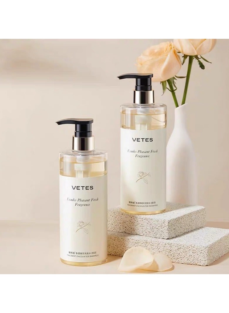 فيكرز شامبو الشاي الأبيض بالأحماض الأمينية للتحكم في الزيوت ومضاد للقشرة ومضاد للحكة ورائحة تدوم طويلاً (500 مل) - Image 3