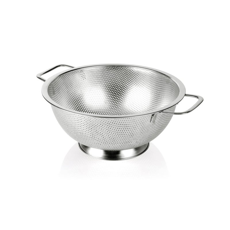 Gulex Colander Stainless Steel 3-Quart, Strainer for Kitchen Food, Dishwasher Safe - Image 1