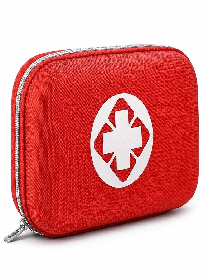 HARSHTI Portable First Aid Kit Storage Box, Durable EVA Hard Case Medical Organizer with Handle, Water-Resistant Emergency Medicine Bag for Travel, Home & Car – Travel Medical Organizer Case (SMALL)