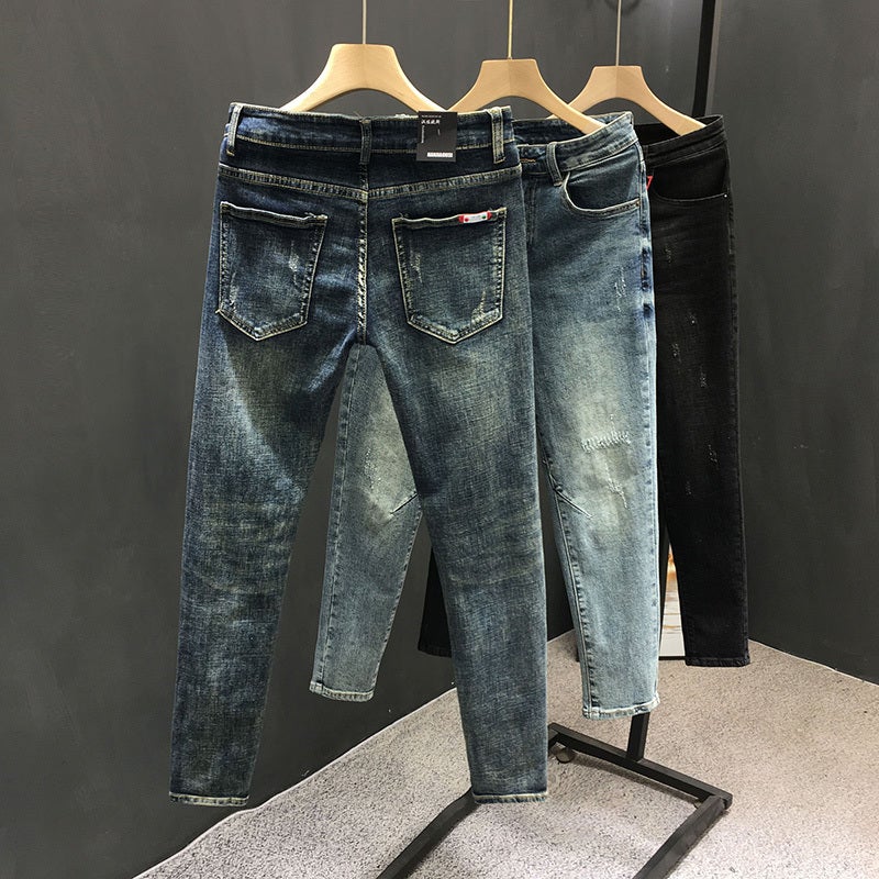 Unisex Casual Daily Denim Jeans - Image 2