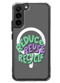 Magnetic Case for Samsung Galaxy S23 6.1-inch Compatible with MagSafe Wireless Charging, Shockproof Phone Bumper Cover Reuse reduce