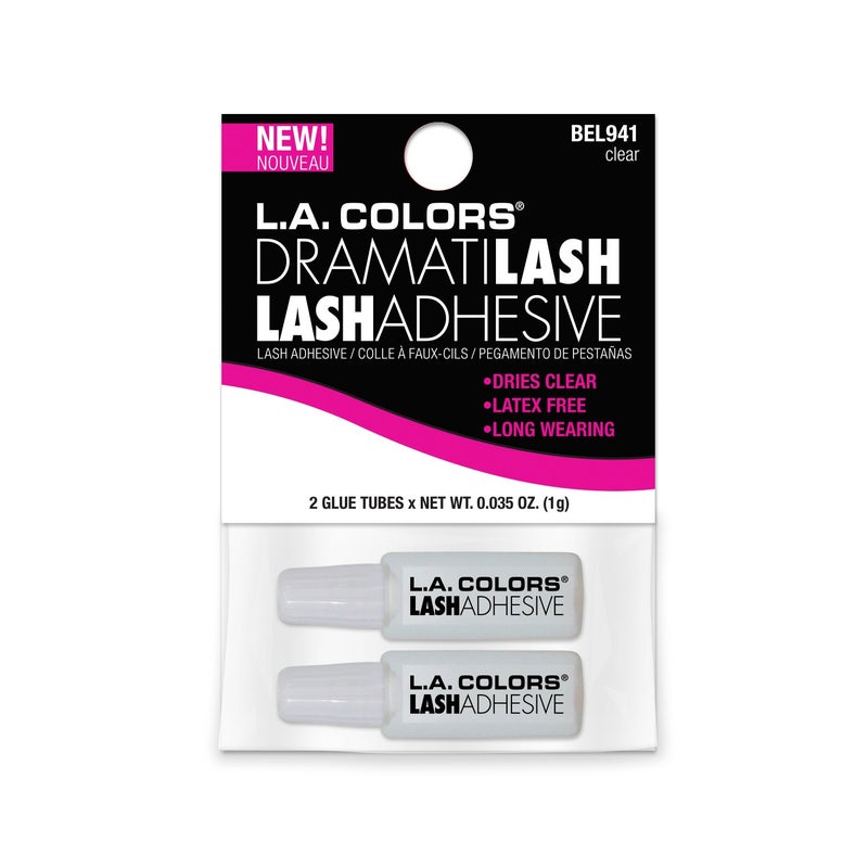لاصق رموش السفر من LA COLORS 2 قطعة CBEL941