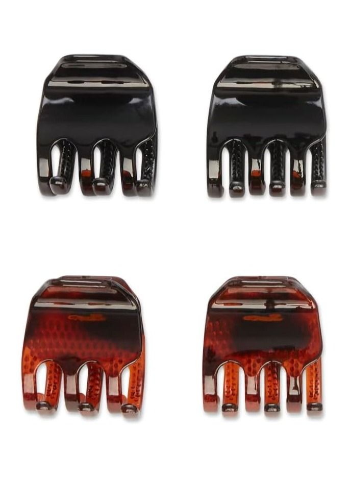 Scunci No Slip Chunky Jaw Clips 4 Pcs Multicolor - Image 2