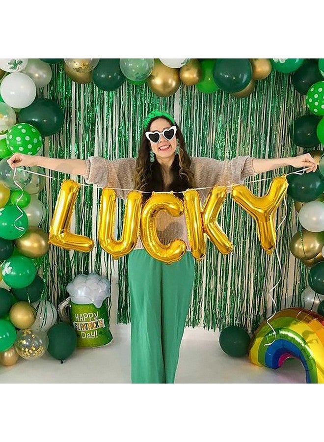 PHALIN St. Patrick’S Day Headband For Women Lucky Shamrock Knotted Headband Good Luck Headband Embellished Rhinestone Wide Top Knot Headband St. Patrick'S Day Hair Accessories Irish Holiday Gifts (Good Luck) - Image 3