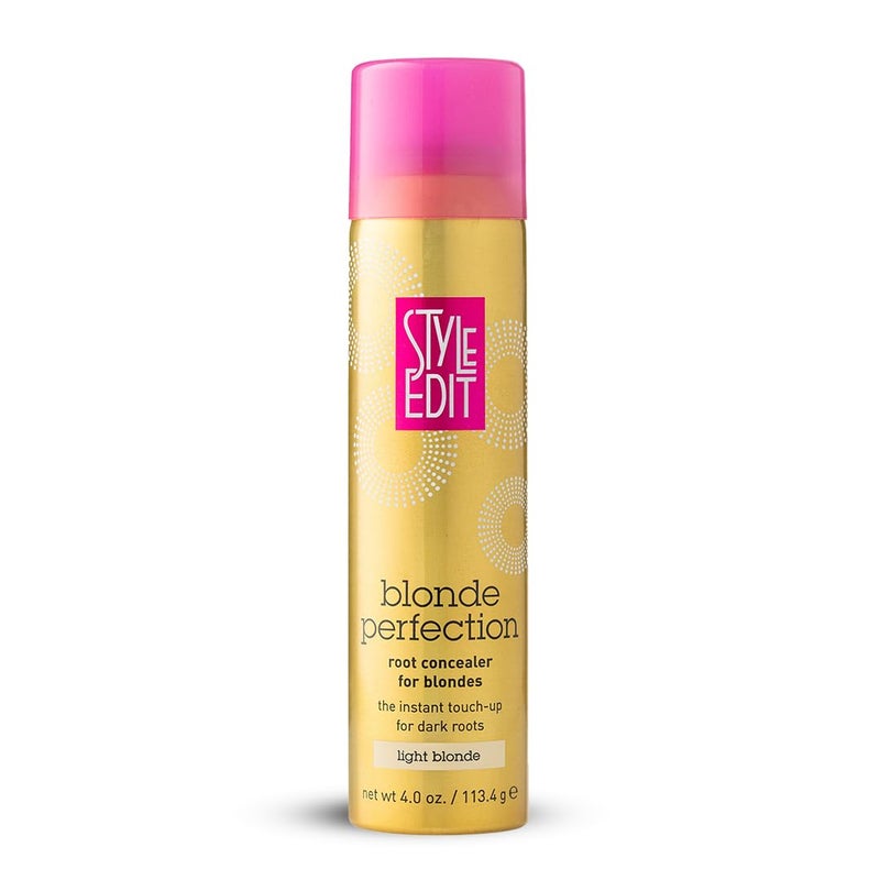 Style Edit LIGHT BLONDE Root Concealer Touch Up Spray (Multiple Colors Available) Instantly Covers Greys And Dark Roots - Professional Salon Quality Blonde Perfection Grays Cover Up Hair Products for Women 4 Ounce - Image 1