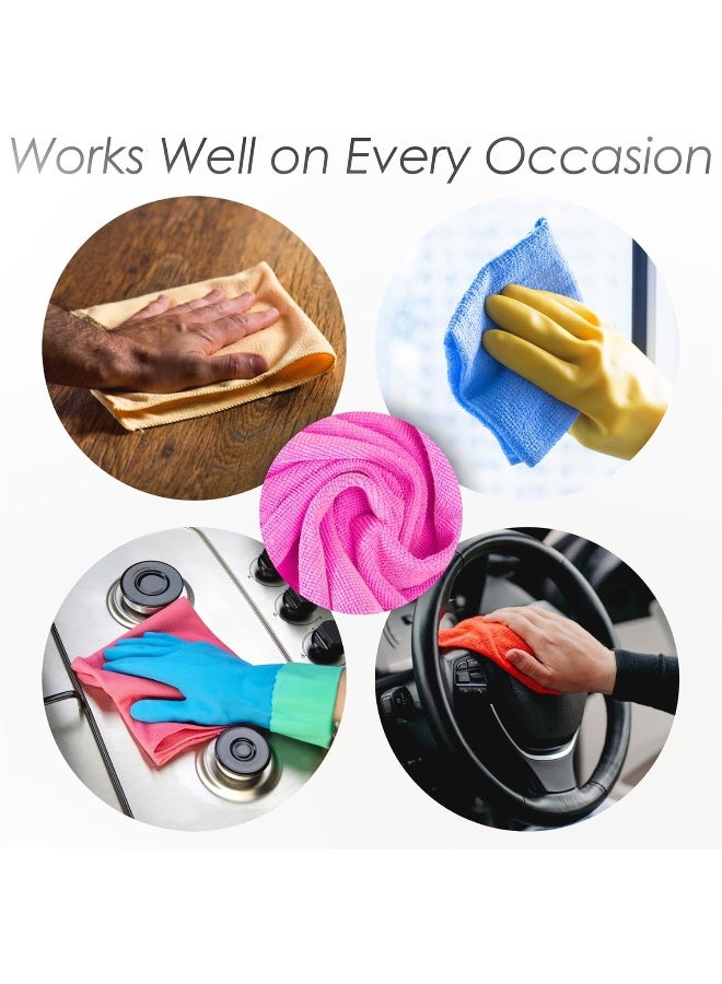 ام تي اس MTS (40) - 40 قطعة قماش للتنظيف من الألياف الدقيقة ومنافض تلميع حمام السيارة (40) - Image 4