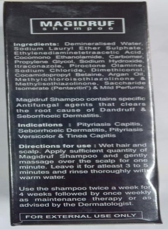 Magidruf Shampoo, Dandruff Control - 100 ml, Pack Of 3 - Image 3