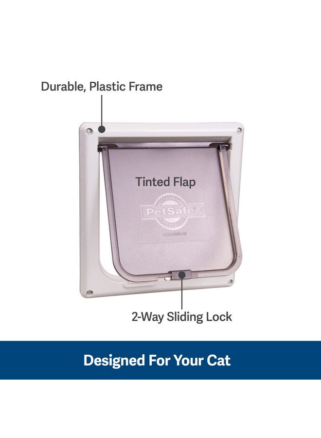 PetSafe PetSafe Interior Cat Door: 2-Way Locking, Indoor Pet Door Flap - Tinted Privacy Door for Cat Litter Box or Pet Feeder, Built-in Door Lock, Durable Door Frame, DIY Easy Install, Hardware Kit Included - Image 4
