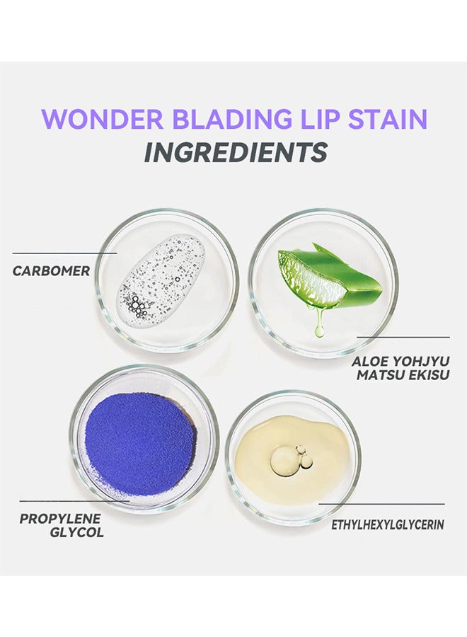 siimunana Wonder Blading Lip Stain Peel Off Masque, Long Lasting, Waterproof And Transfer Proof Nude Lip Tint, Matte Finish Peel Off Lip Stain (Whimsical Warm Rose) - Image 5