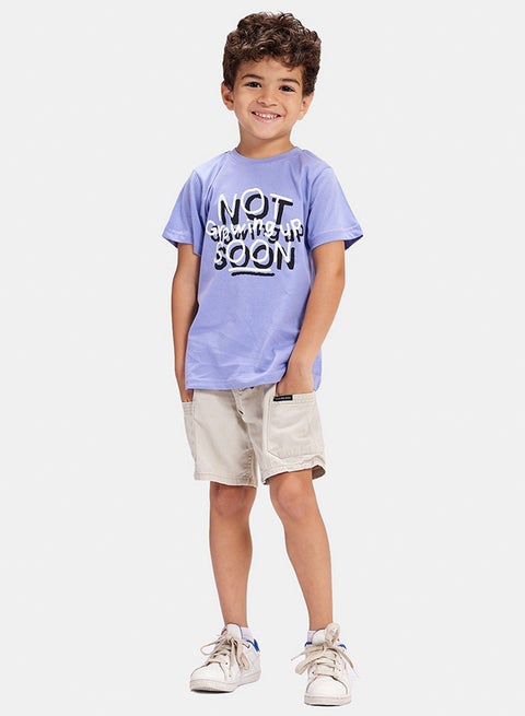 Not Growing Up Soon Printed Kids Tee