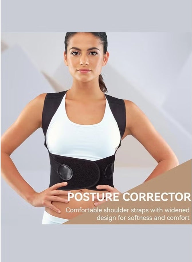 Posture Corrector for Women and Men, Adjustable Back Brace and Back Straightener for Scoliosis, Hunchback and Slouching, Breathable Shoulder and Spine Support Belt for Back Pain Relief, Ergonomic Posture Trainer for Home, Office, Gym and Daily Wear - Image 5