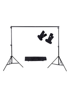 Generic Backdrop Stand Photo Studio Adjustable Background Stand Support Kit with Carrying Bag for Parties Events Decoration  - Image 2