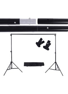Generic Backdrop Stand Photo Studio Adjustable Background Stand Support Kit with Carrying Bag for Parties Events Decoration  - Image 1
