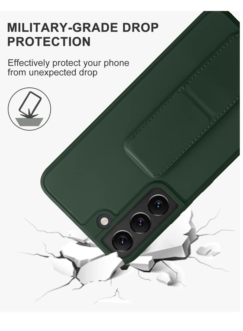 Samsung Galaxy S23 Case with Kickstand & Magnetic Car Holder Vertical Horizontal Premium Silicone Hand Strap & Multi Holder Grip for Phone - Image 2