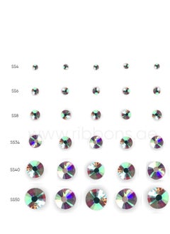 Generic بلورات Hotfix AB لملابس الحرف اليدوية SS4 / SS6 / SS8 / SS34 / SS40 / SS50  - Image 2