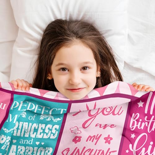 Lavua 11 Year Old Girl Birthday Gifts - Birthday Gift for 11-Year-Old Girls - 11th Birthday Decorations for Girls - 11 Years Old Girl Gift Ideal for Daughter Granddaughter Niece - 11th Blanket 50"X60" - Image 4
