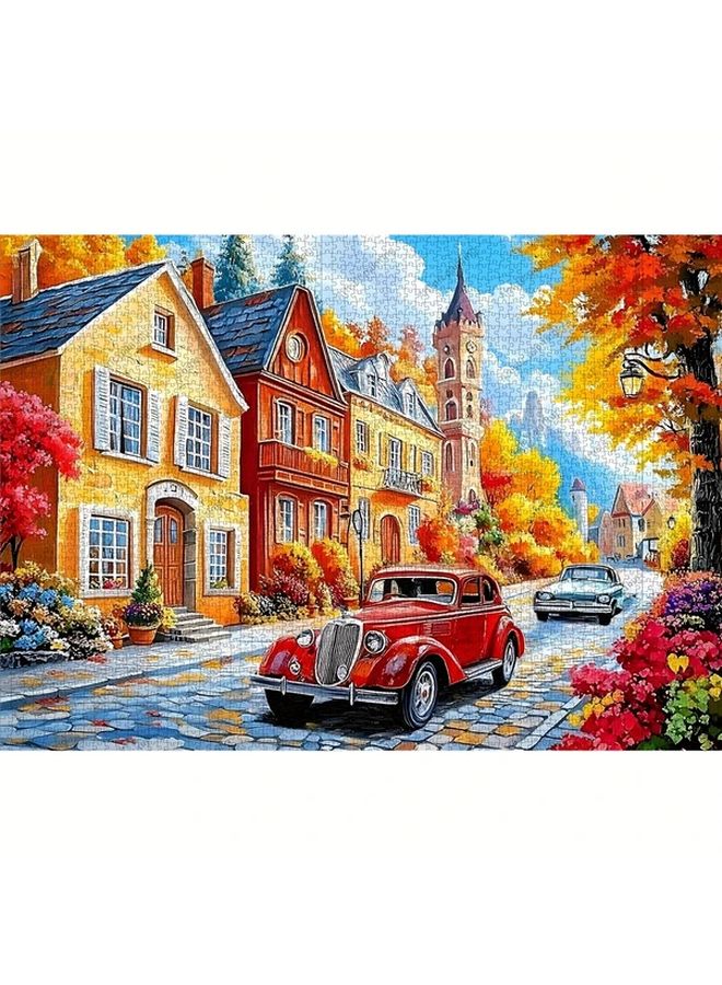 YF604 1000 قطعة 1314 لغز 520 قطعة 19 69x27 56 بوصة متعة عائلية للكبار DIY ديكور حائطي - Image 4