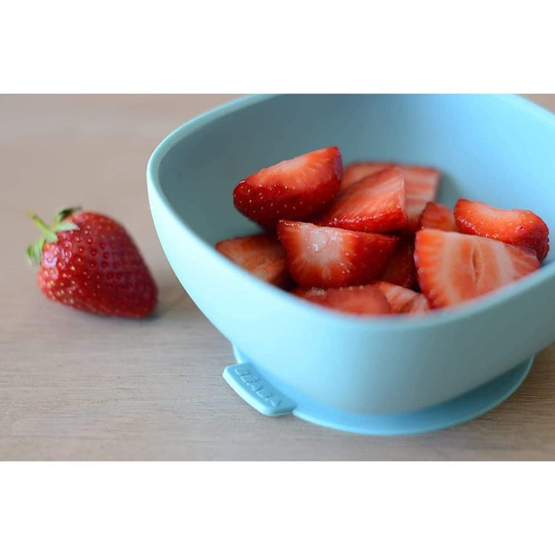 Baba Beaba Silicone 4 Piece Baby Meal Set – Suction Plate, Suction Bowl, Anti-Slip Cup & 2nd Stage Spoon, Non-Slip, Easy to Clean, BPA-Free Baby Feeding Set for Mess-Free Mealtime Essentials, 4M+ - Image 4