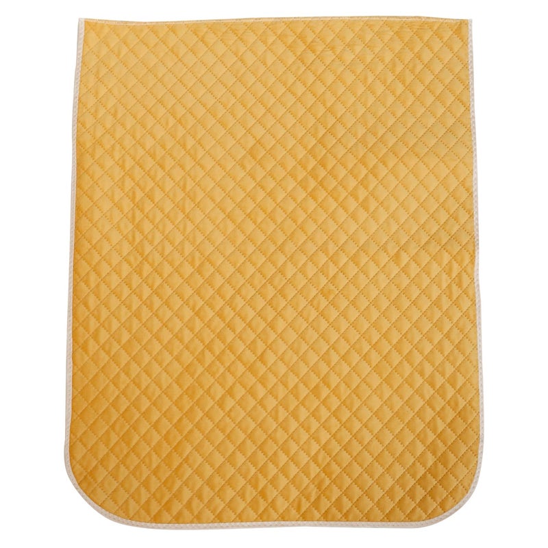 KINGLY Velvet Quilted Universal Armrest Sofa Cover – Non-Slip, Washable Couch Arm Protector for Daily Use (Yellow, 1pc – 23x27) - Image 1