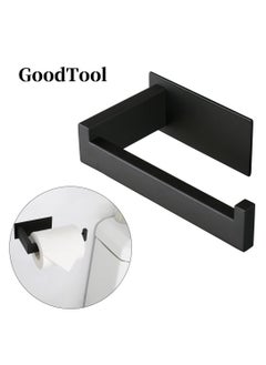 GoodTool Stainless Steel Paper Towel Holder Adhesive Toilet Paper Holder Rustproof Bathroom Roll Holder Wall Mounted Kitchen Tissue Holder Stand No Drilling  - Image 1
