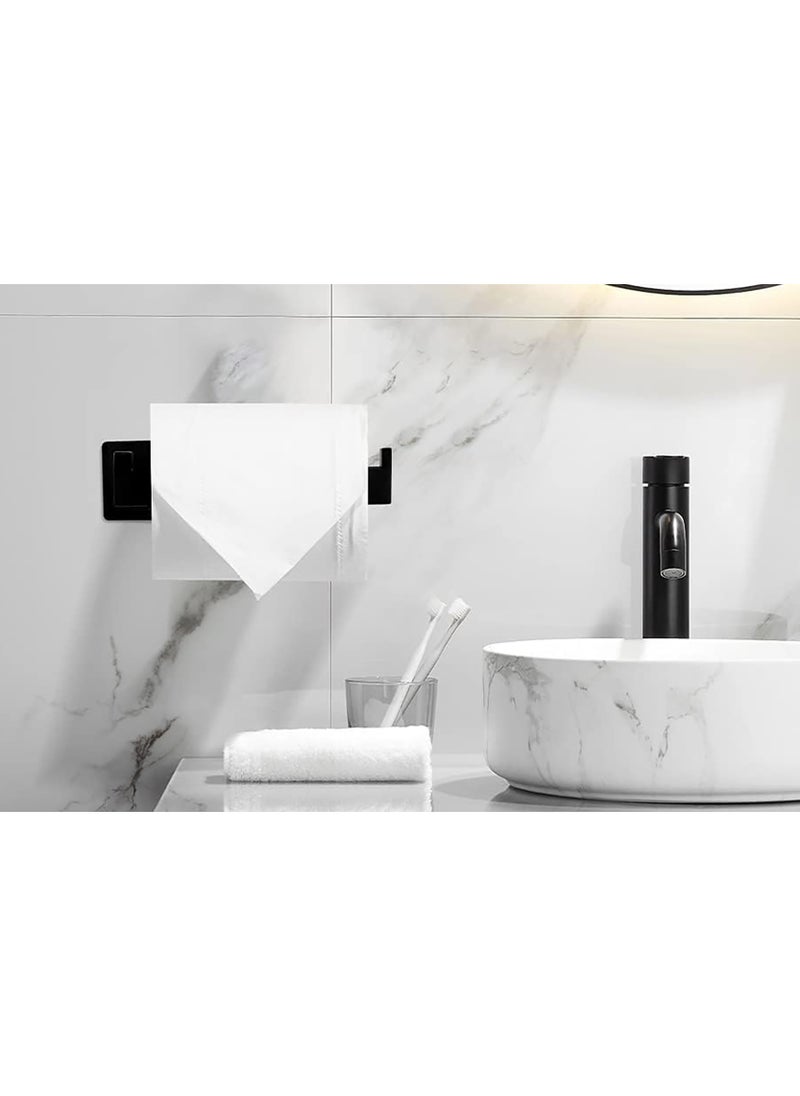GoodTool - Stainless Steel Paper Towel Holder Adhesive Toilet Paper Holder Rustproof Bathroom Roll Holder Wall Mounted Kitchen Tissue Holder Stand No Drilling - Image 1