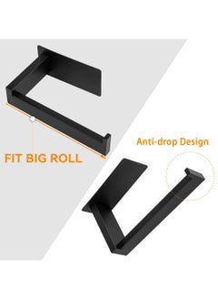 GoodTool Stainless Steel Paper Towel Holder Adhesive Toilet Paper Holder Rustproof Bathroom Roll Holder Wall Mounted Kitchen Tissue Holder Stand No Drilling  - Image 3