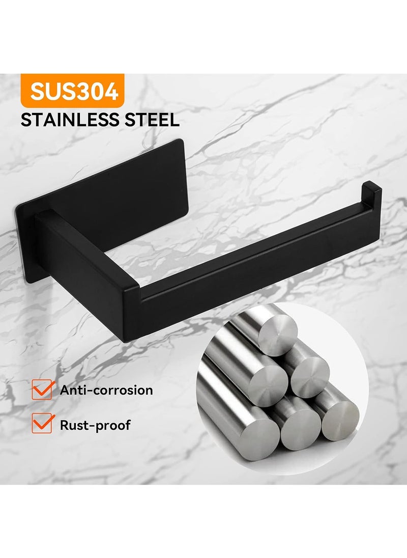 GoodTool Stainless Steel Paper Towel Holder Adhesive Toilet Paper Holder Rustproof Bathroom Roll Holder Wall Mounted Kitchen Tissue Holder Stand No Drilling  - Image 2
